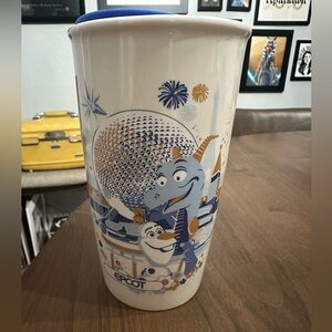 EPCOT Starbucks Ceramic Tumbler from Walt Disney World 50th Anniversary